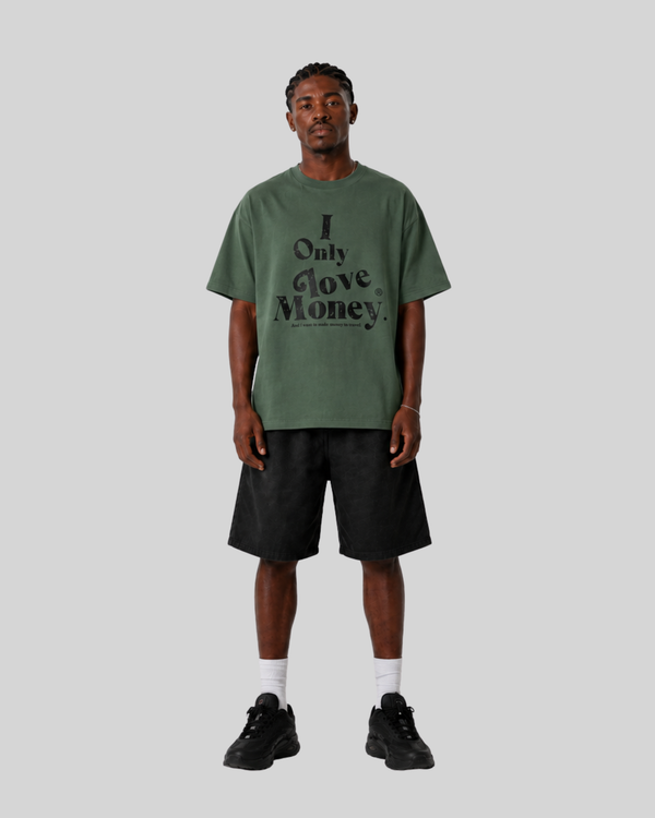 Short Sleeve T-Shirt for Men and Women Original Trendy Couple Green