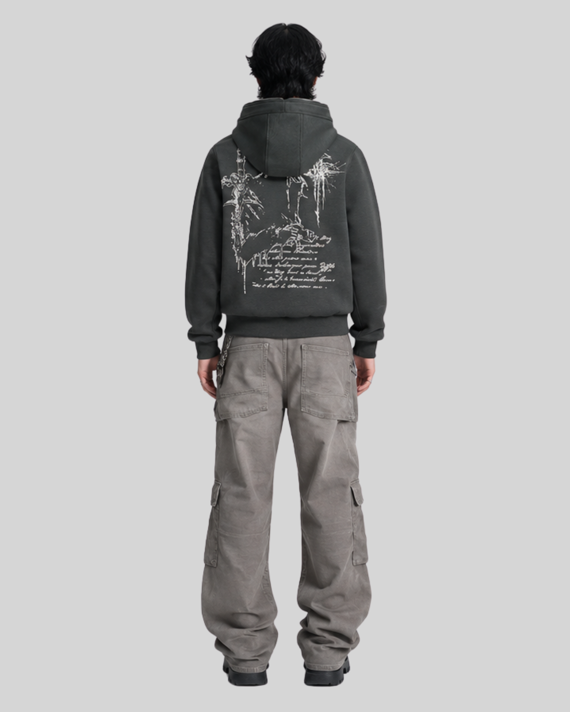 Zip Hooded Cardigan-10