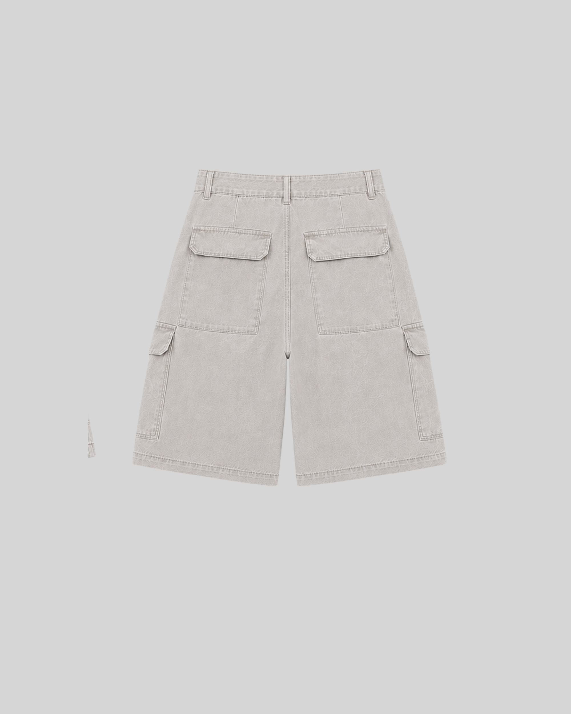 Washed Cotton Shorts-3