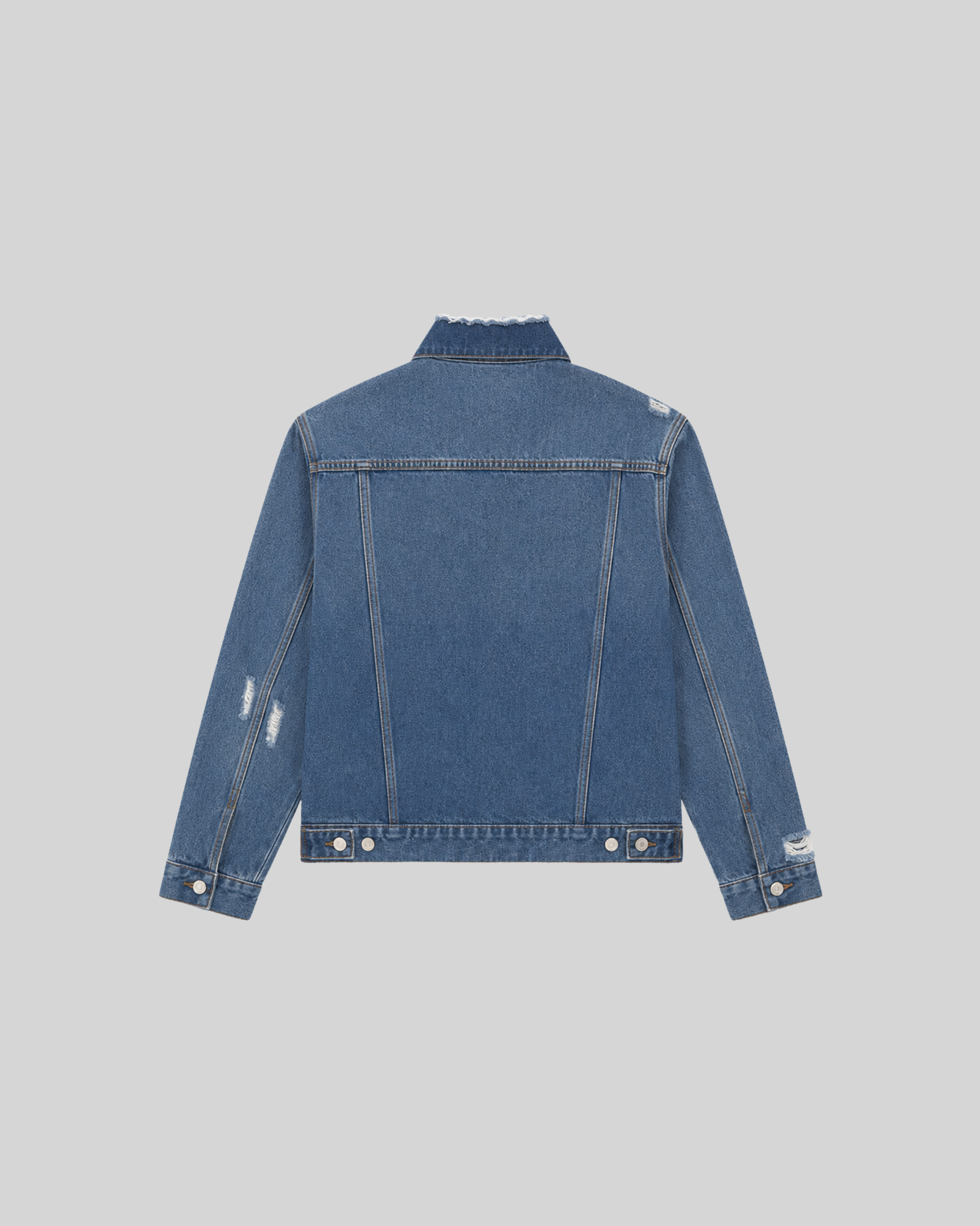 Distressed Denim Jacket-3