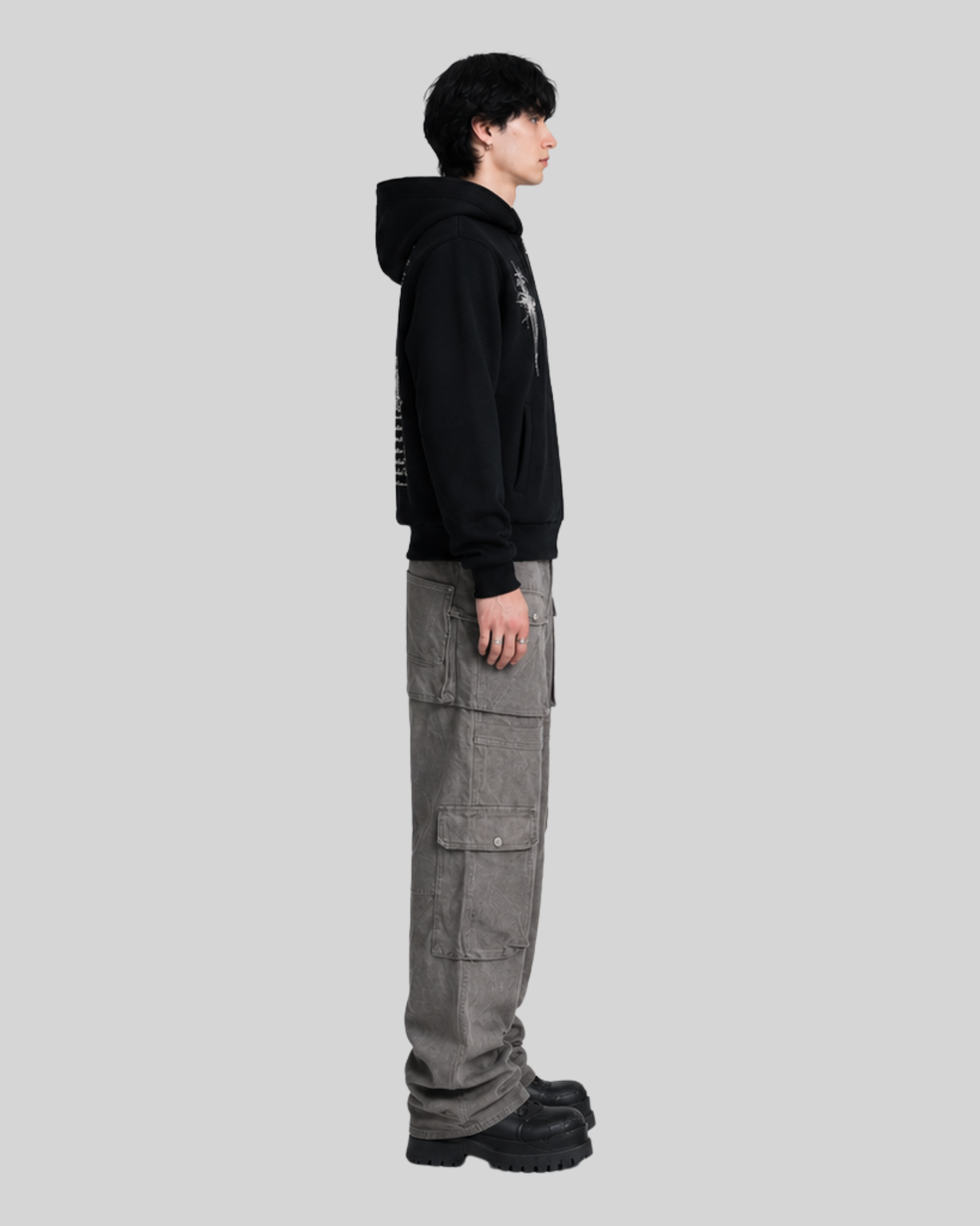 Zip Hooded Cardigan-4