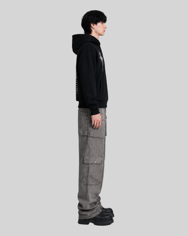 Men in cardigans and hoodies