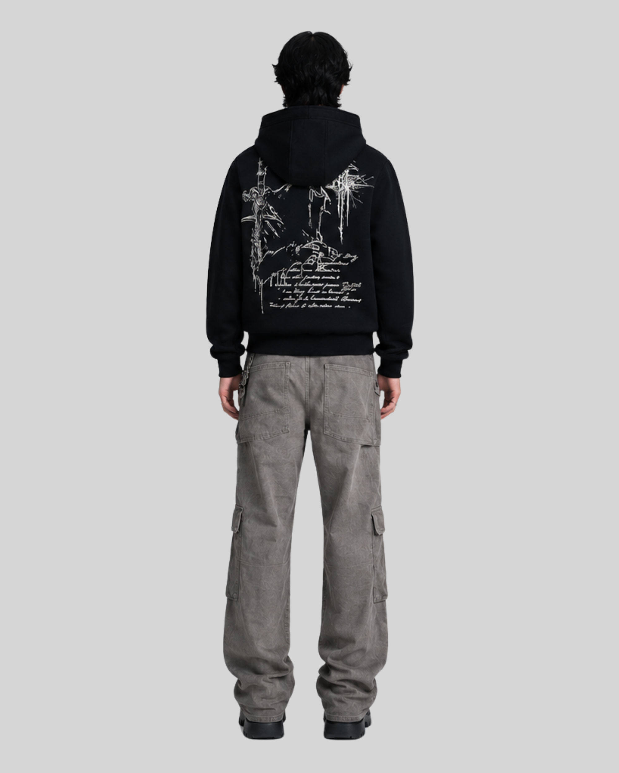 Zip Hooded Cardigan-5