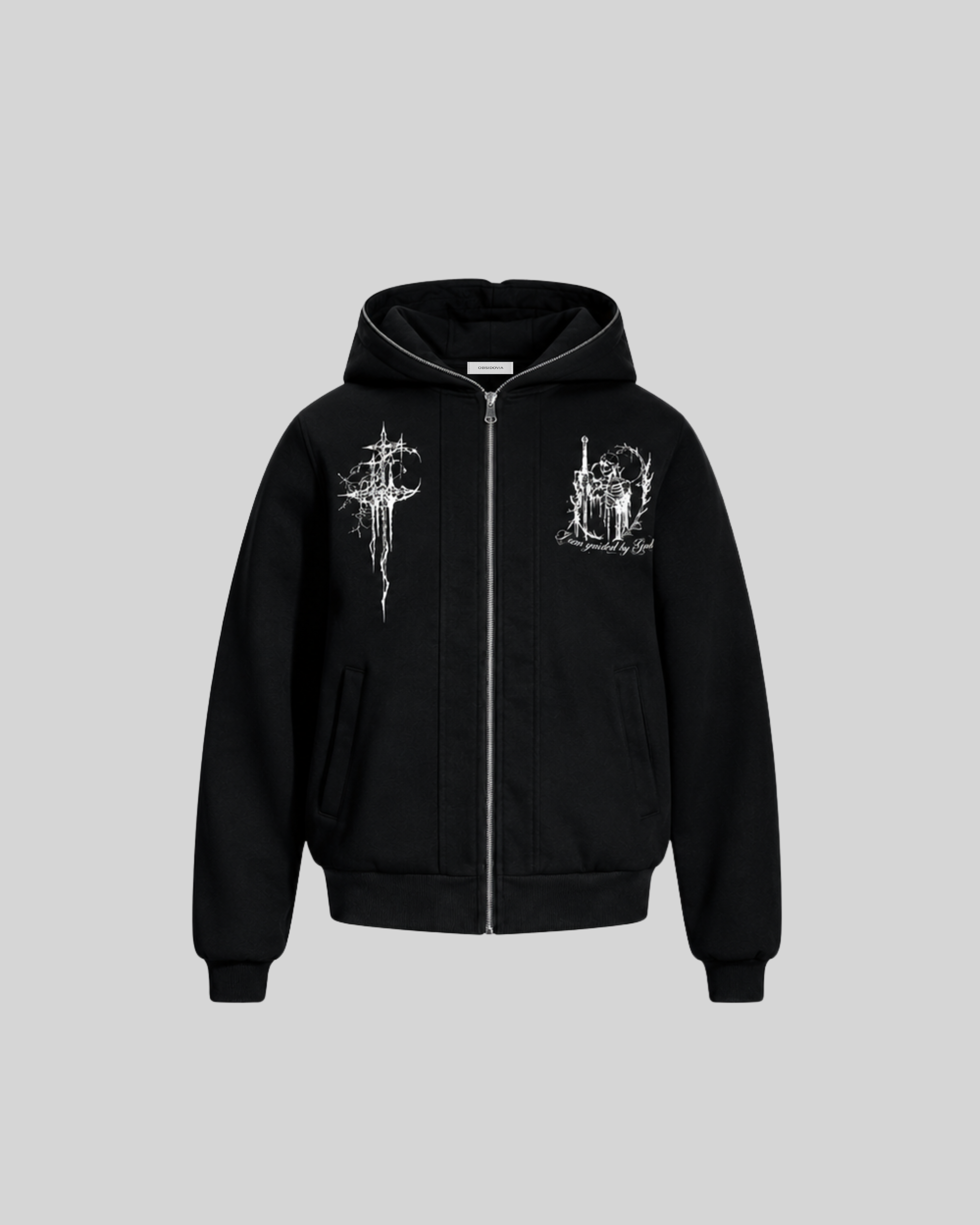 Zip Hooded Cardigan