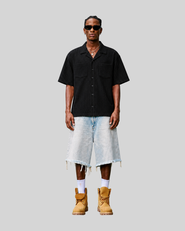 Loose  Casual Simple Short Sleeve Shirt for Men and Women