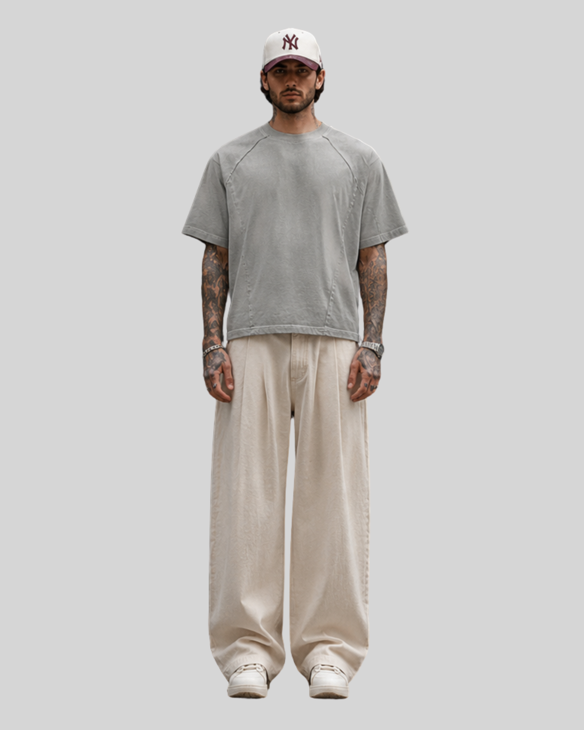 Distressed Washed T-Shirt-6