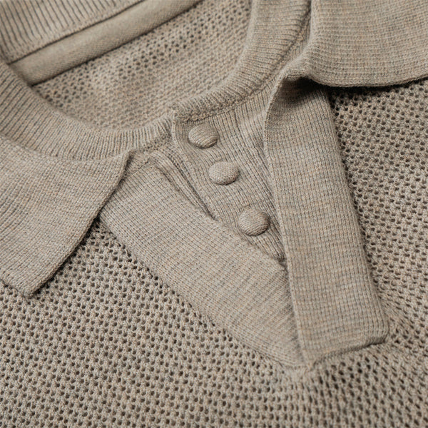 Fake two double-layer lapel polo shirts