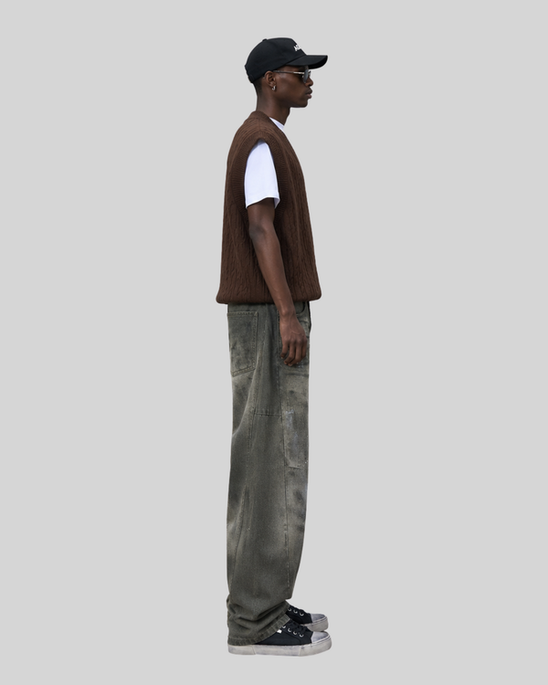 Straight Leg Denim Pants Men  High Street Cool Look