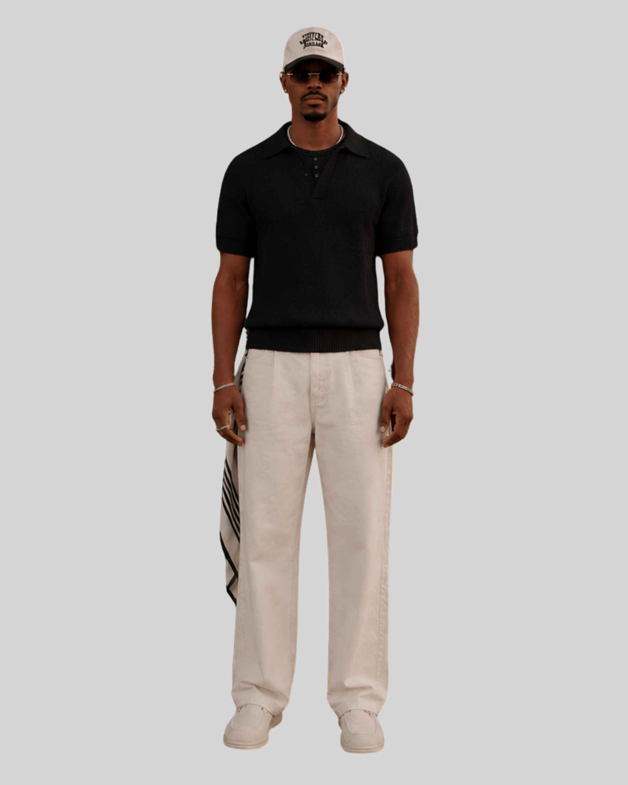 Layered Polo Shirt-6