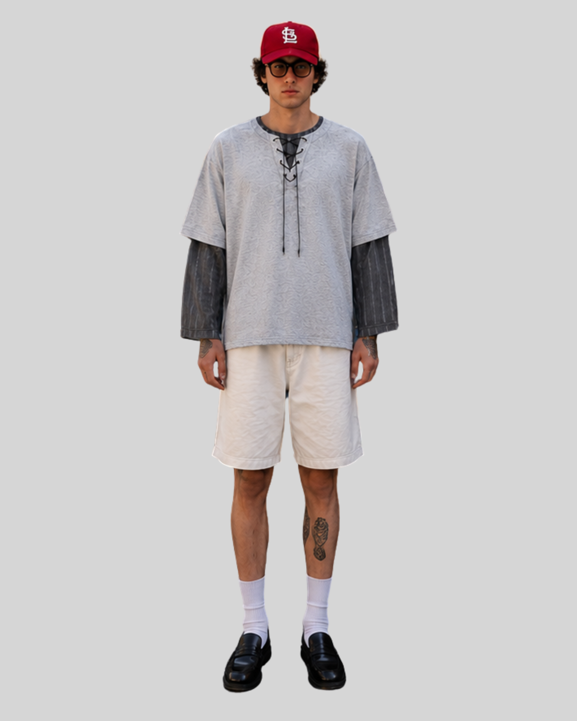 Layered Long Sleeve T-Shirt-6