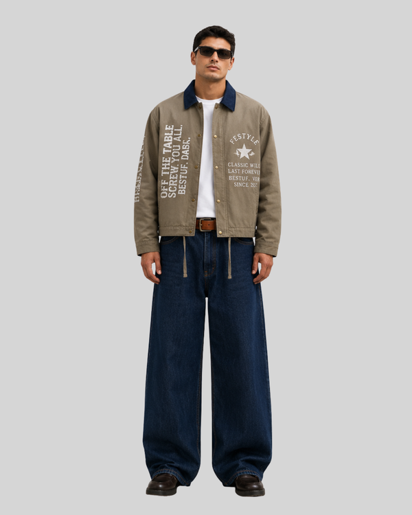 Wash and make old canvas jacket for men