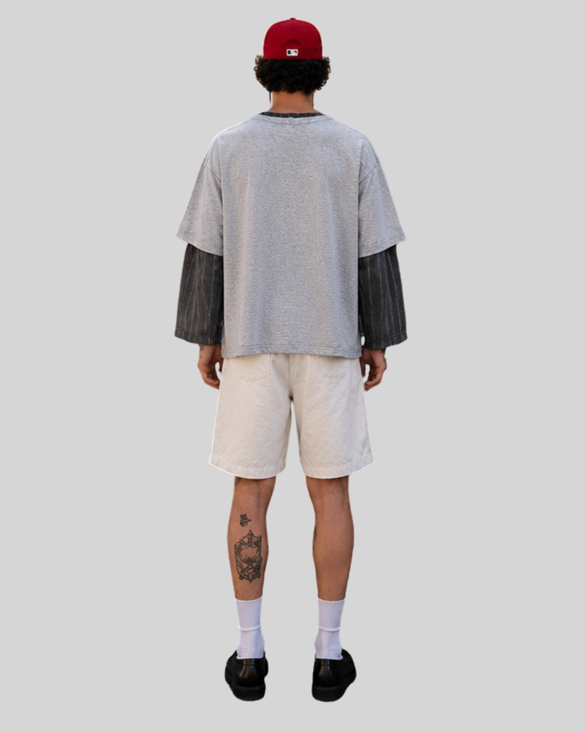 Layered Long Sleeve T-Shirt-10
