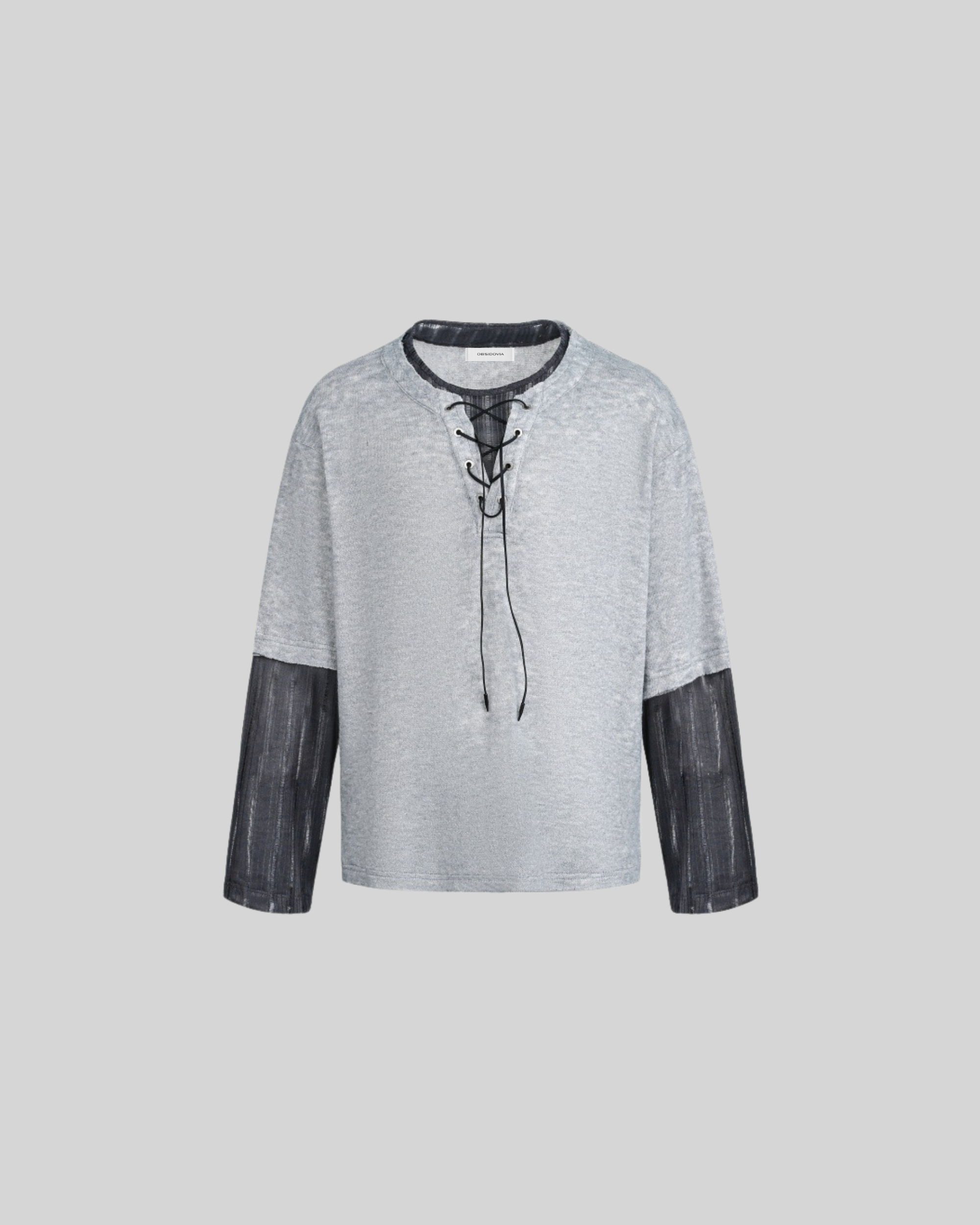 Layered Long Sleeve T-Shirt-7