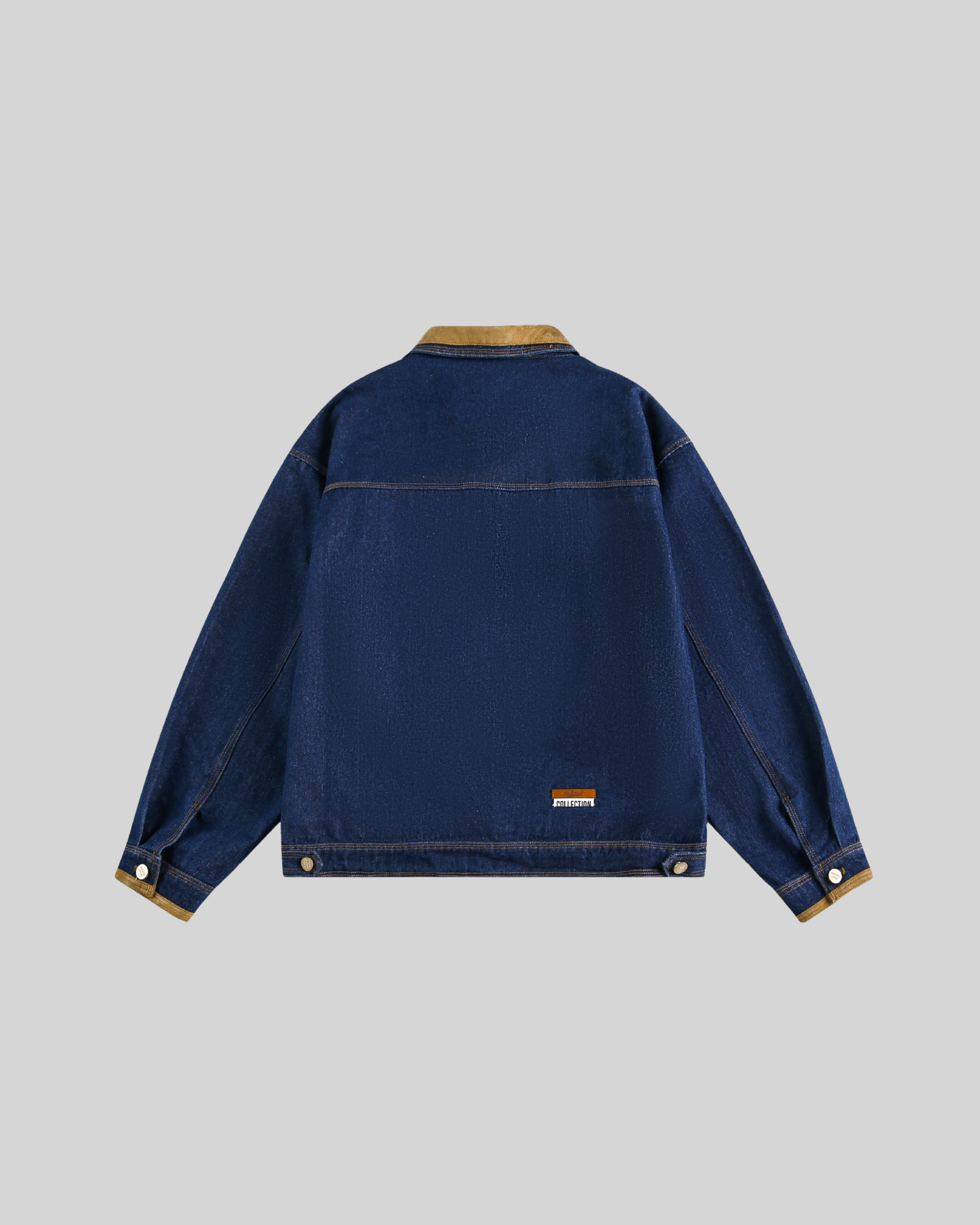 Multi pocket washed denim jacket-3