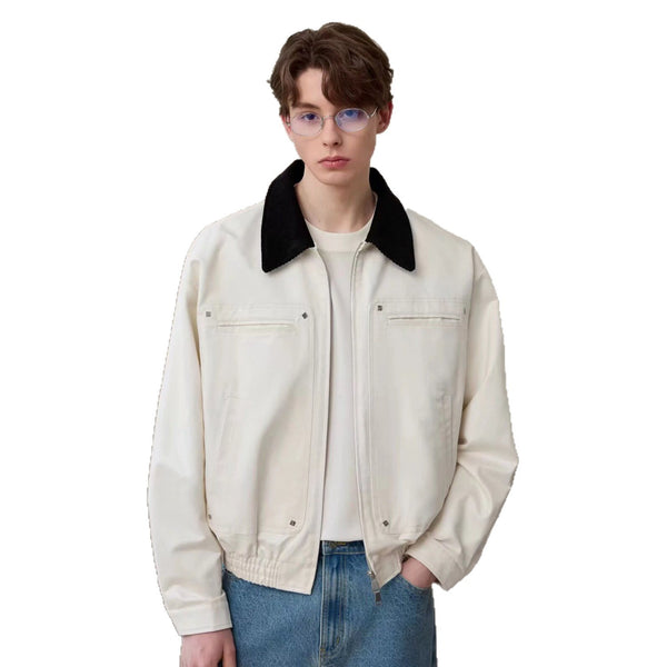 Retro Style Loose Casual Workwear Pilot Jacket for Men and Women