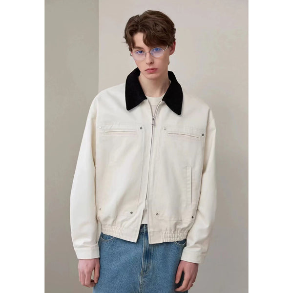 Retro Style Loose Casual Workwear Pilot Jacket for Men and Women