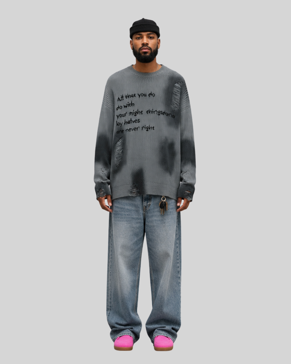 Knitted sweater for men