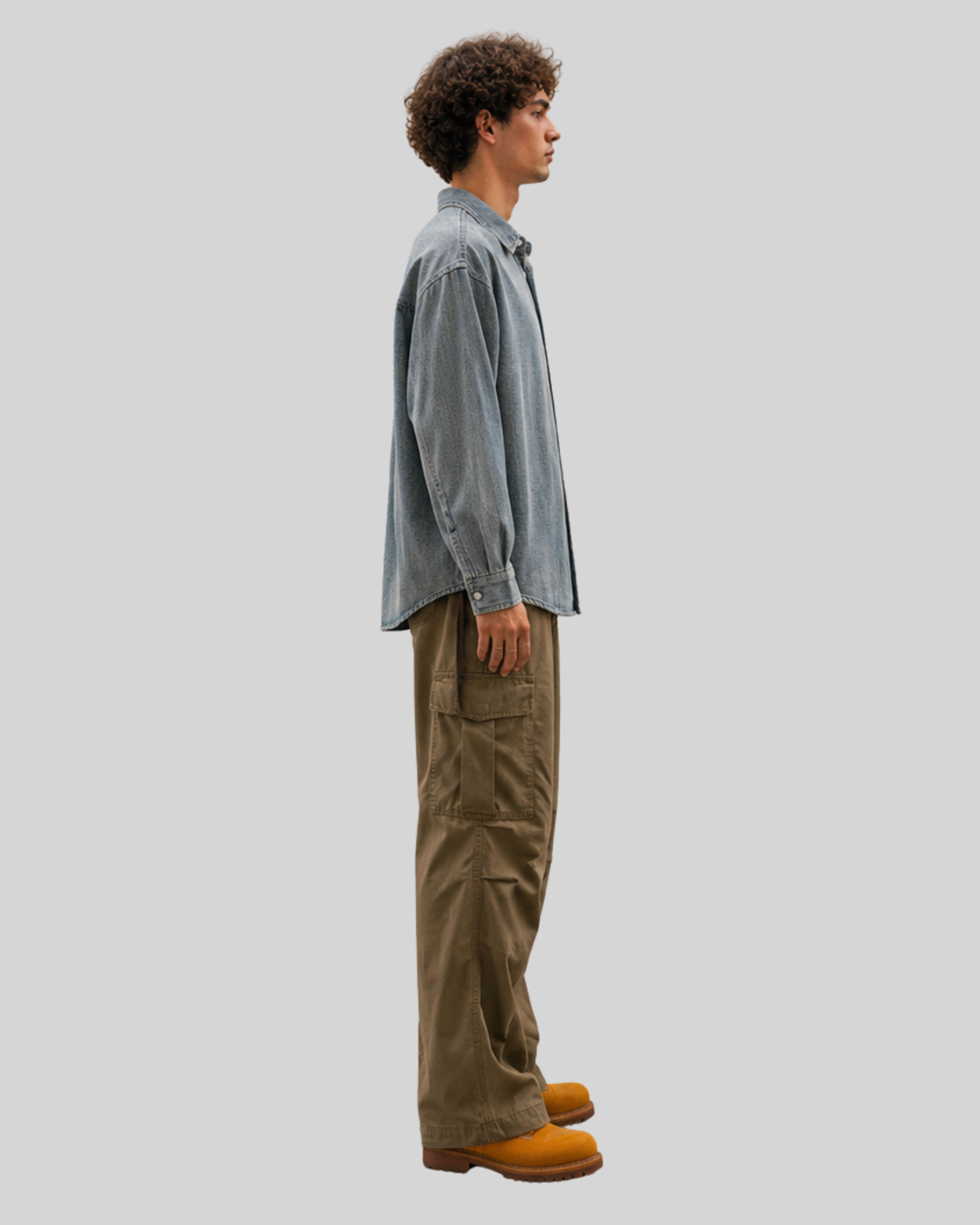 Indigo Bloom Overshirt-4