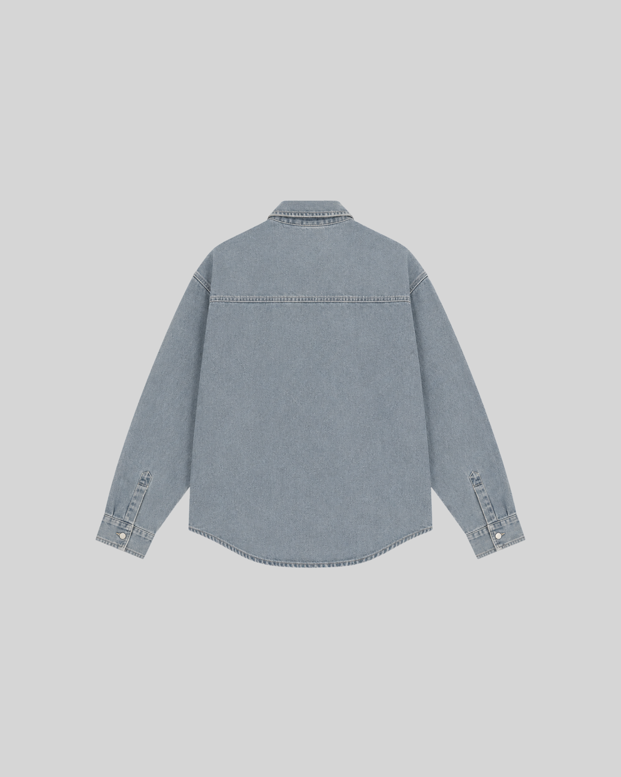 Indigo Bloom Overshirt-3