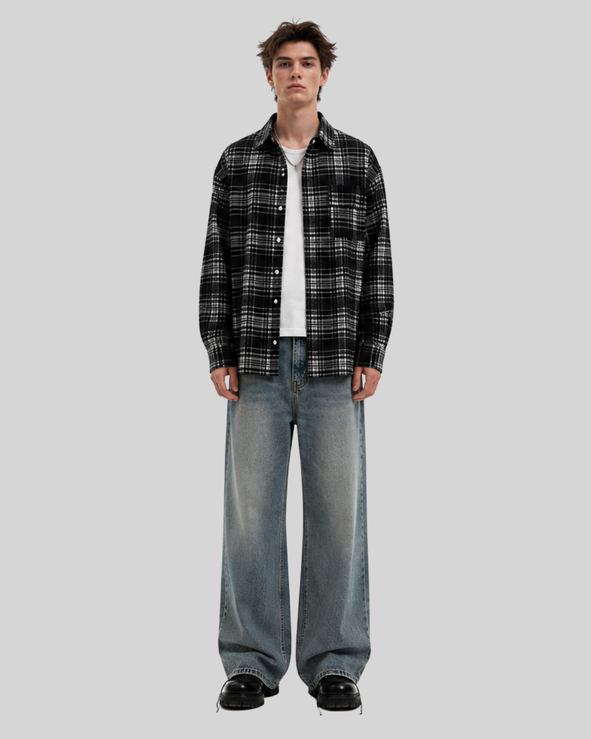 Nightfall Check Overshirt