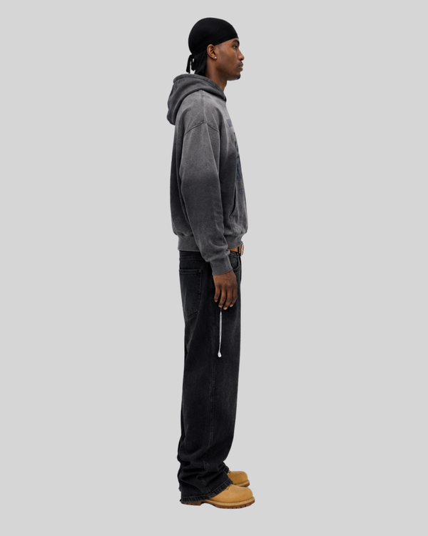 Wash and make old hooded sweatshirt for men