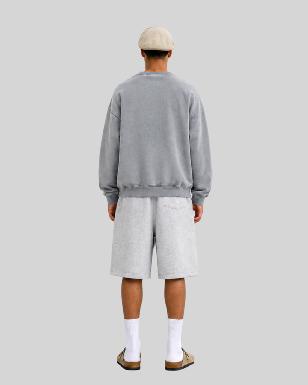 Crewneck Sweatshirt for Men Loose Fit Casual Pullover Hoodie
