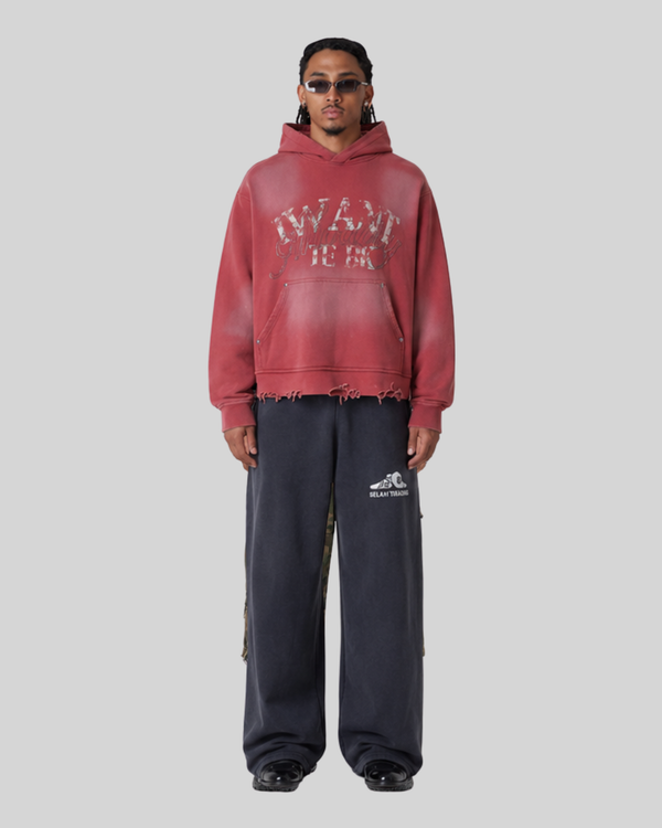 Washing water damages hooded sweatshirt men