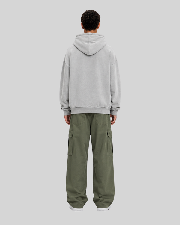 Embroidery Letter Minimalist Hoodie for Men