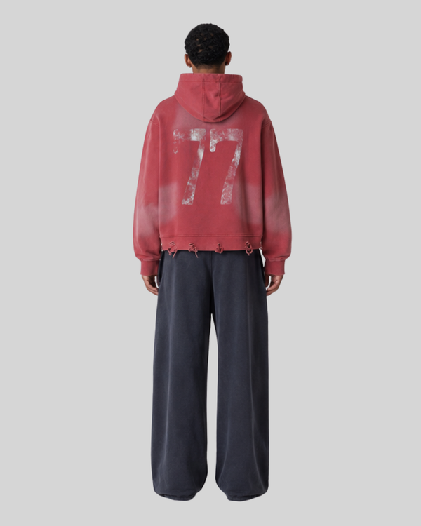 Washing water damages hooded sweatshirt men