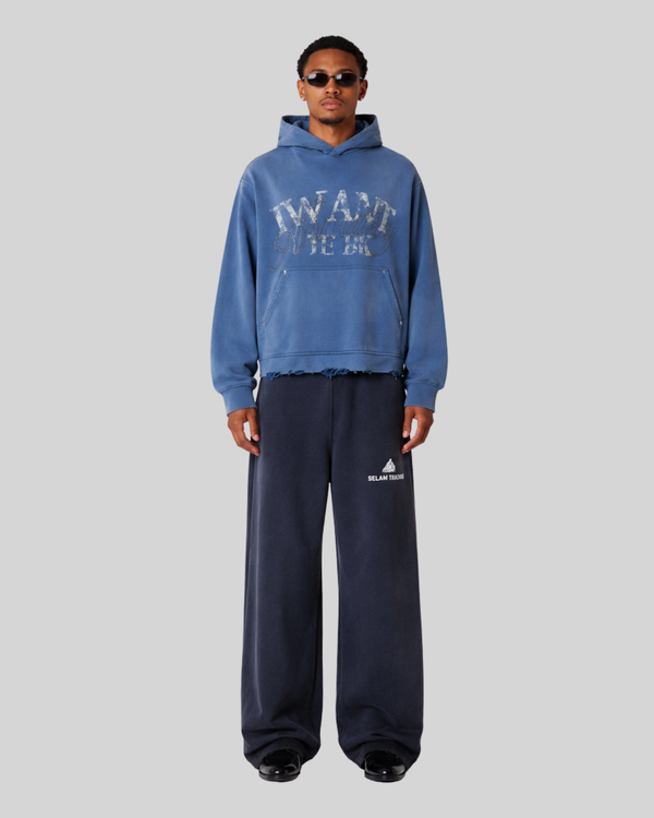 Washing water damages hooded sweatshirt men