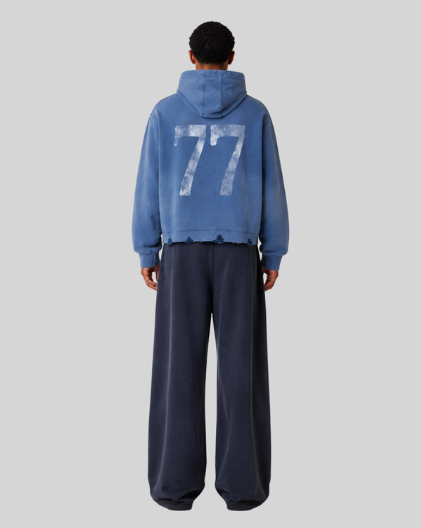 Washing water damages hooded sweatshirt men