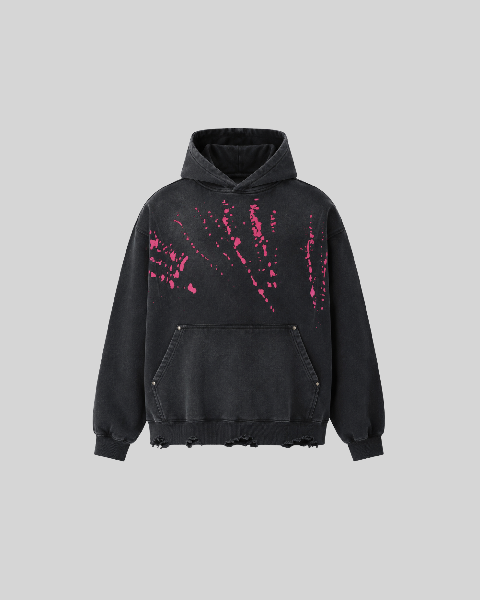 Paint Splatter Hoodie-7