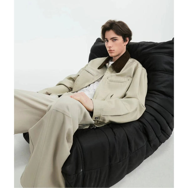 Retro Style Loose Casual Workwear Pilot Jacket for Men and Women