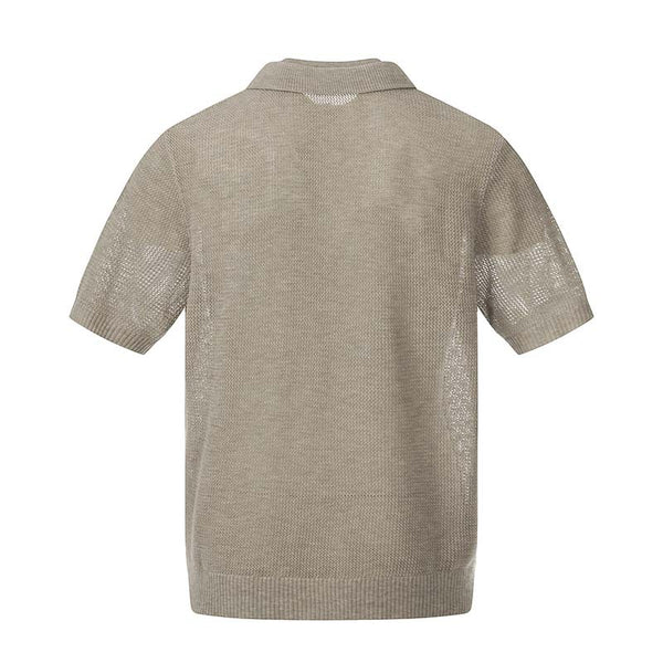 Fake two short sleeved polo shirts