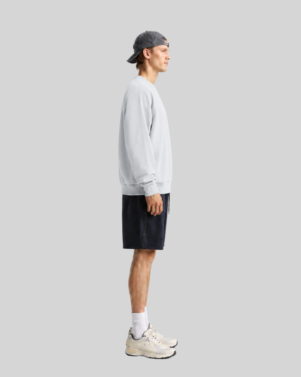 Round neck pullover hoodie for men
