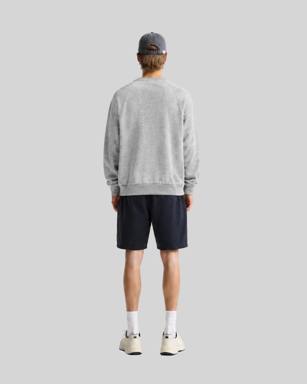 Round neck pullover hoodie for men