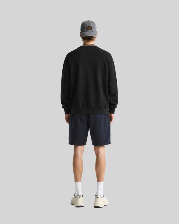 Round neck pullover hoodie for men