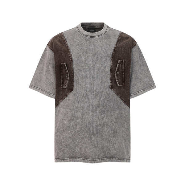 Make old washed short sleeved T-shirts