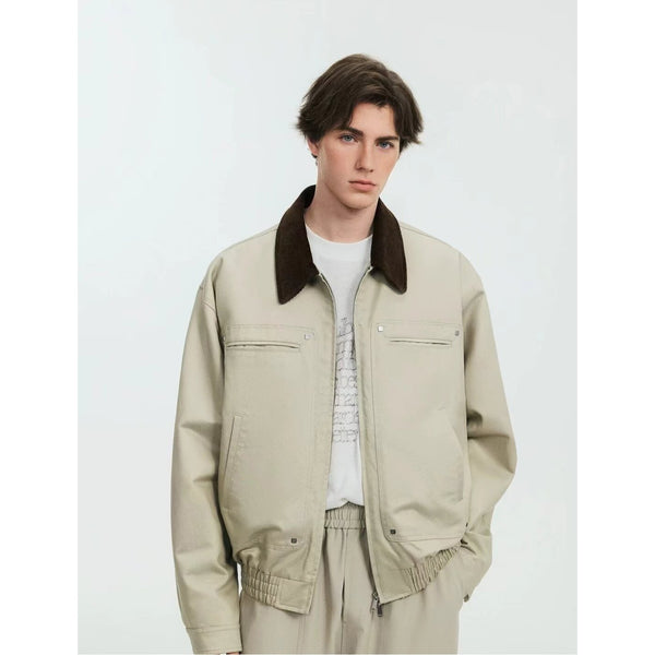 Retro Style Loose Casual Workwear Pilot Jacket for Men and Women