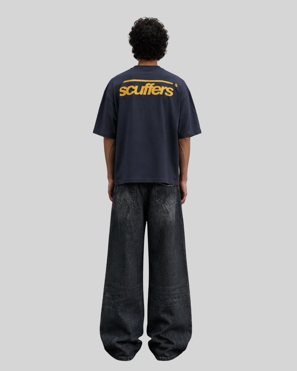 Washed denim jeans for men and women