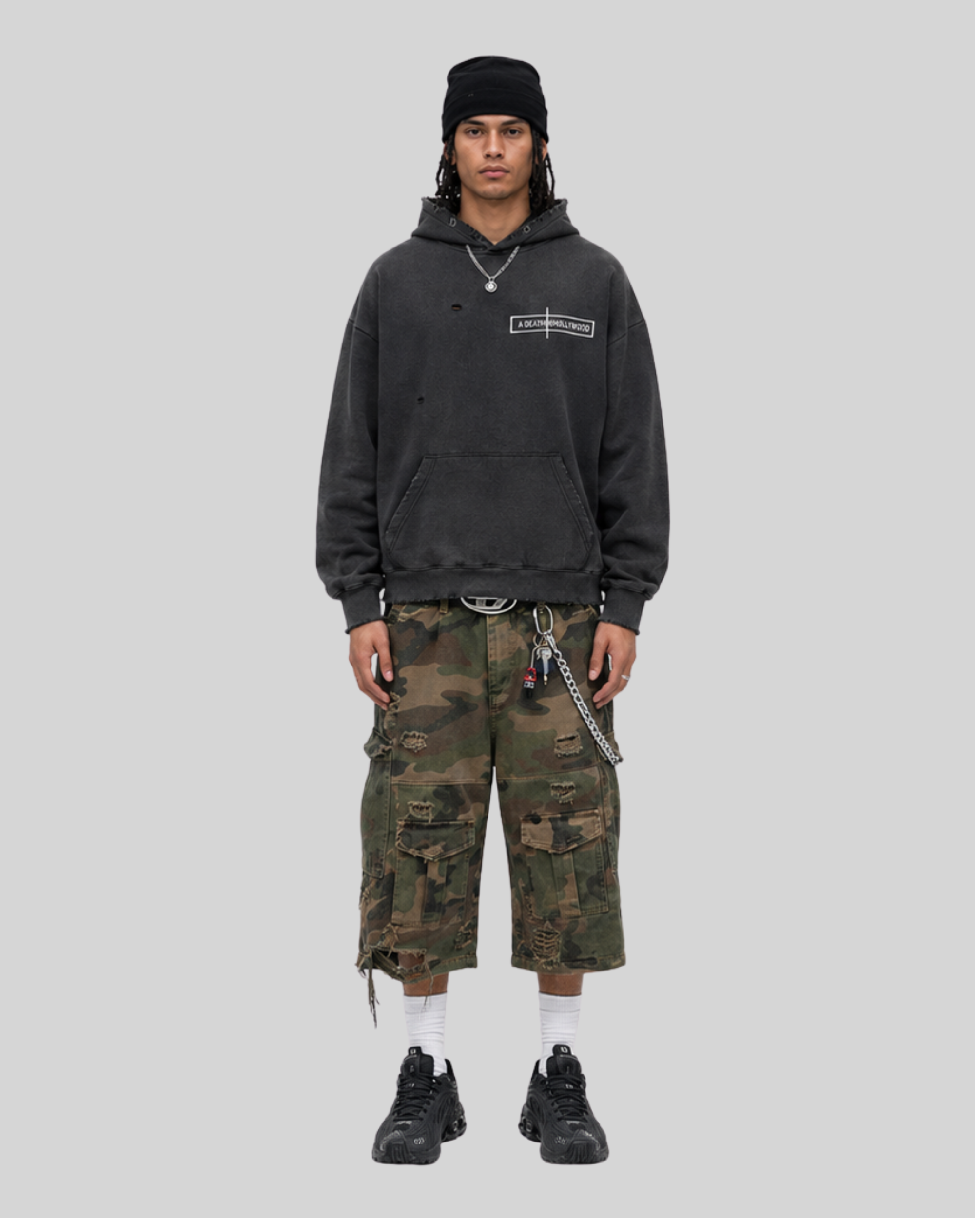 Distressed Vintage Hoodie
