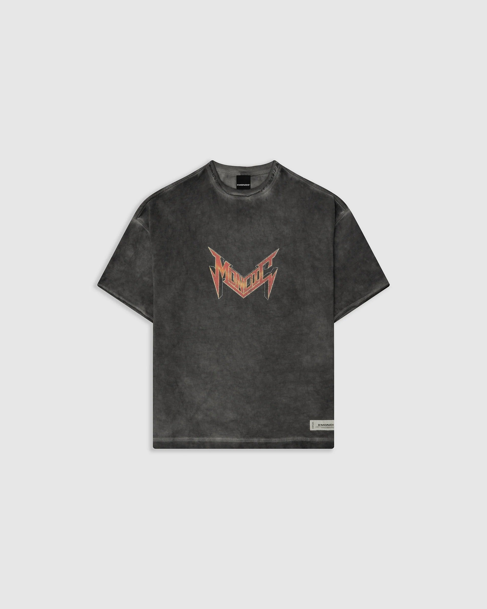 World Tour Boxy Fit T-Shirt - Distressed Grey