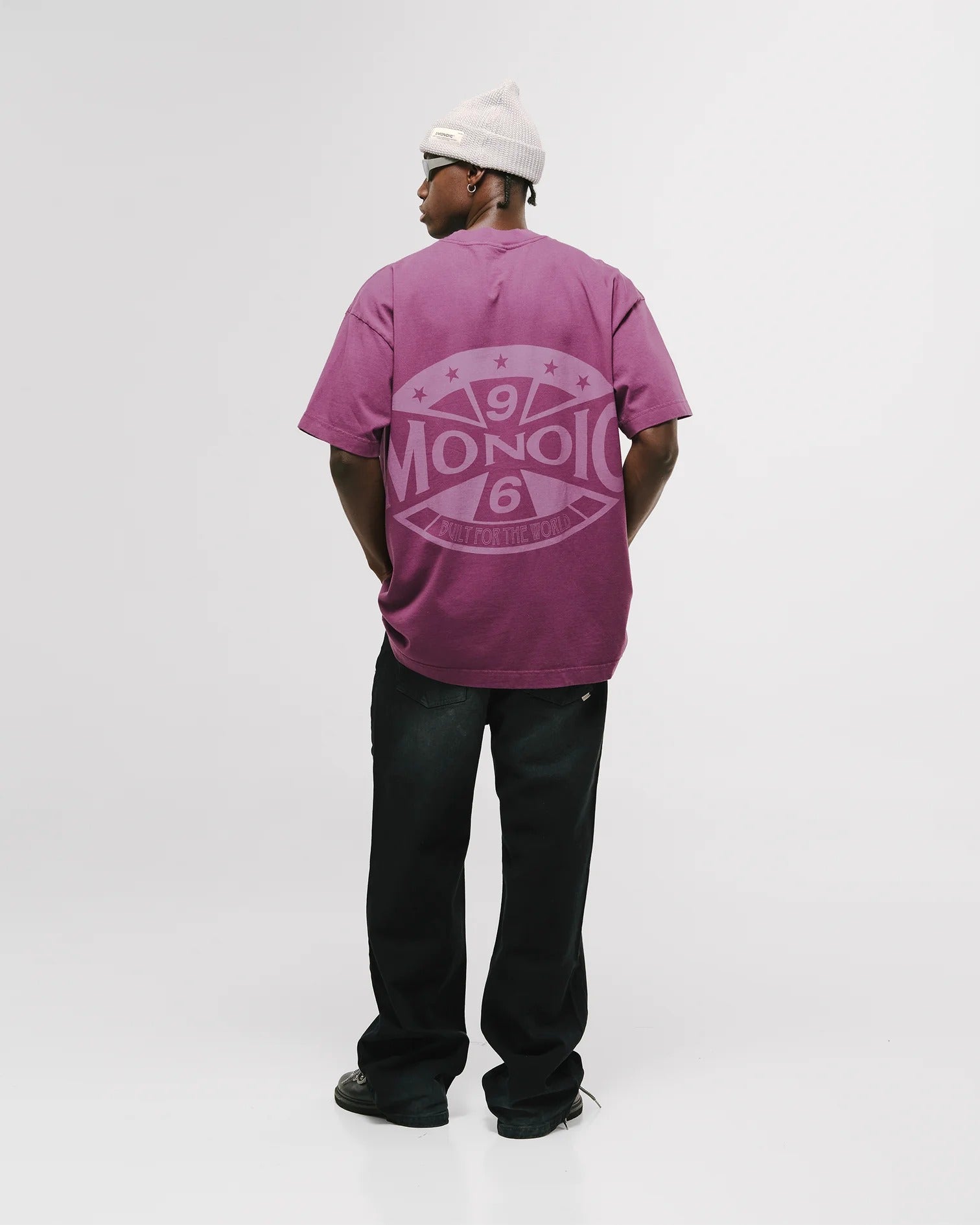 Built For The World Oversized T-Shirt - Burgundy