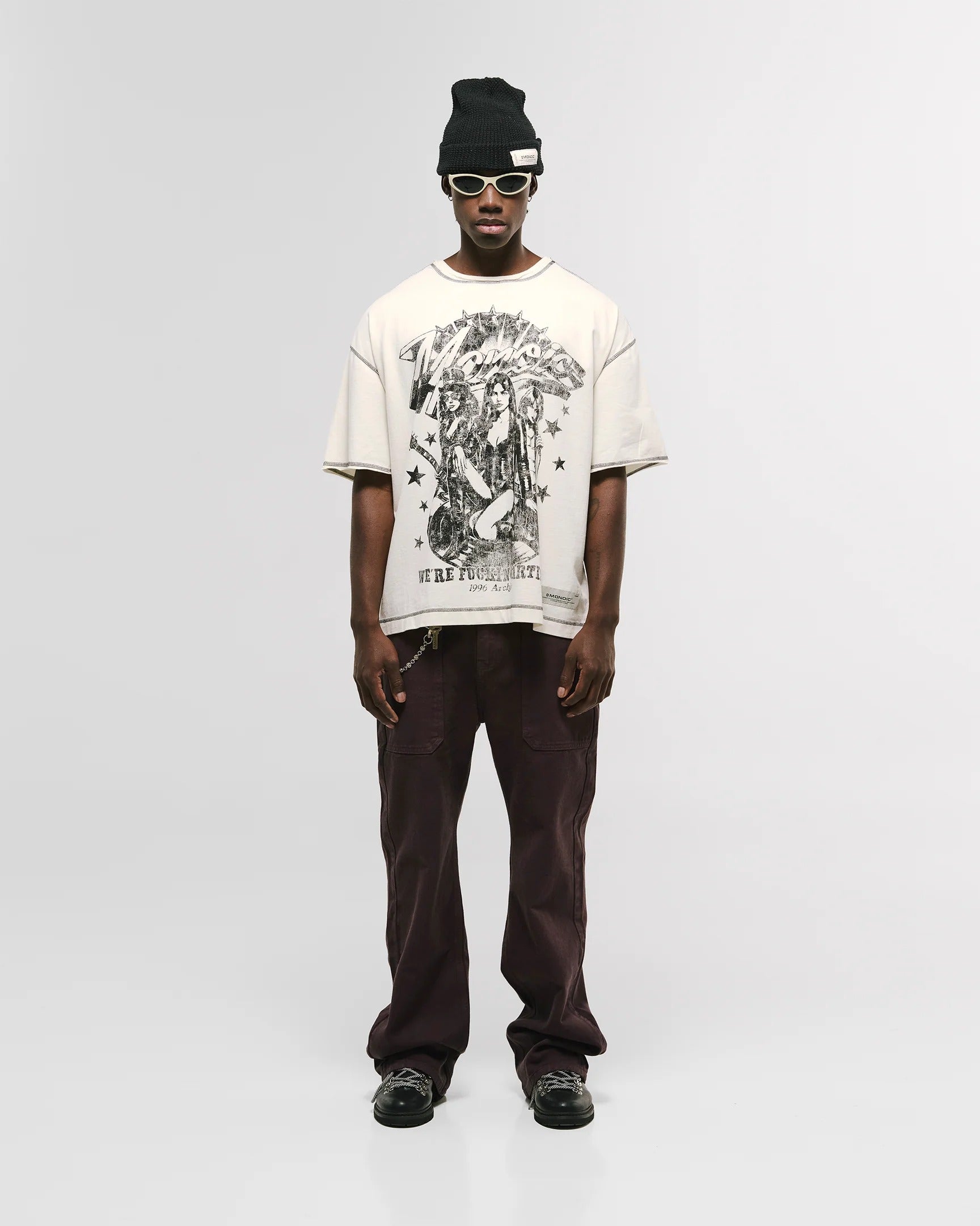 We're Fucking Artists Boxy Fit T-Shirt – Off-White