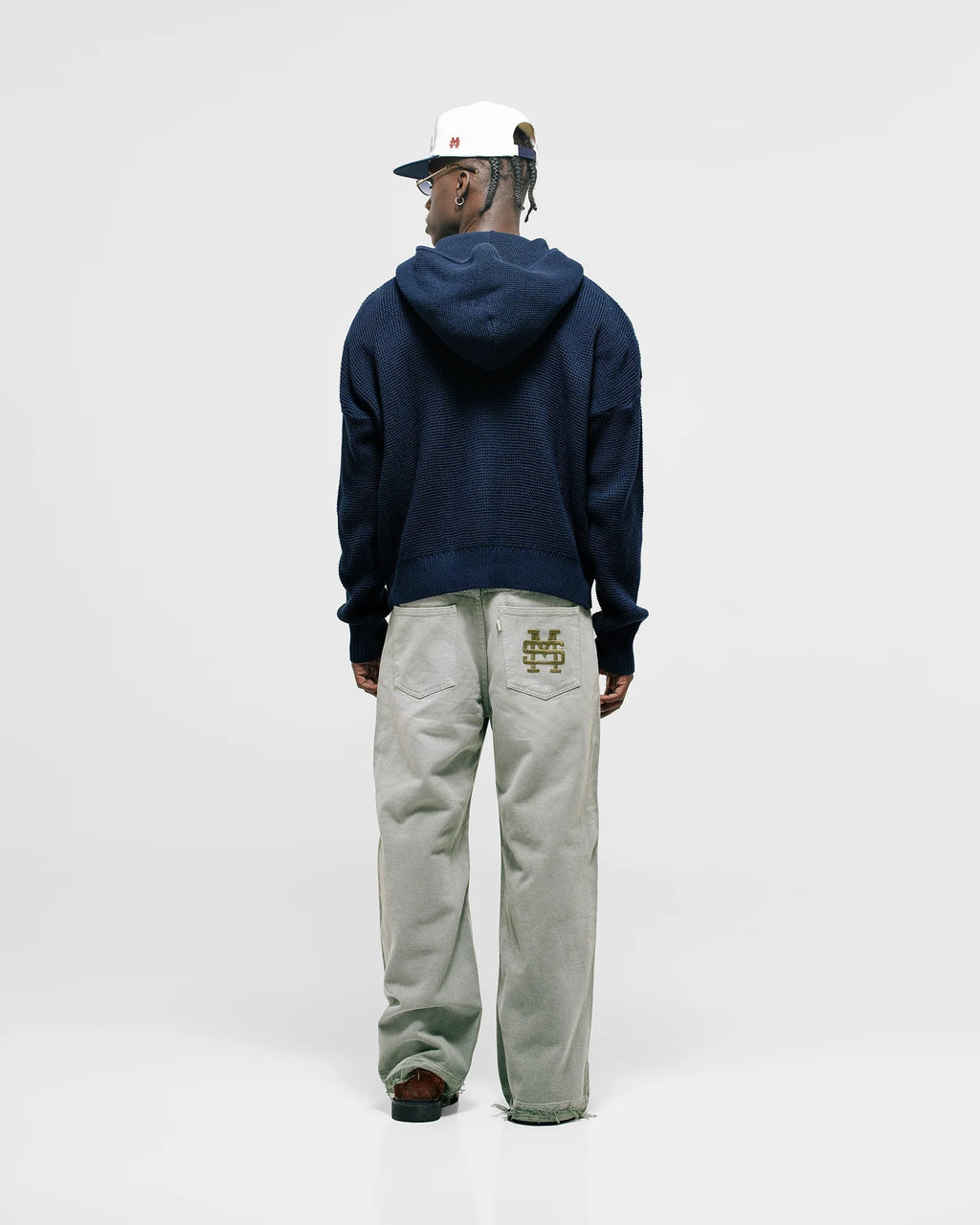 Milano Cap – Off White & Red