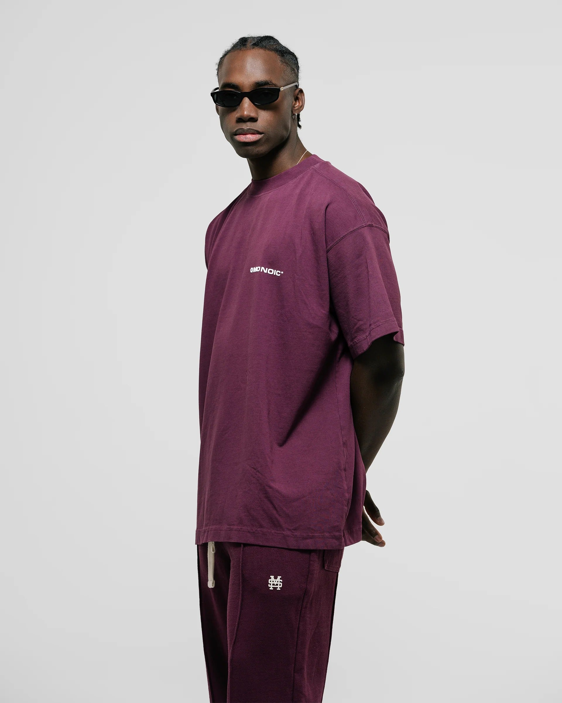 Oversized Basic T-Shirt V3 - Burgundy