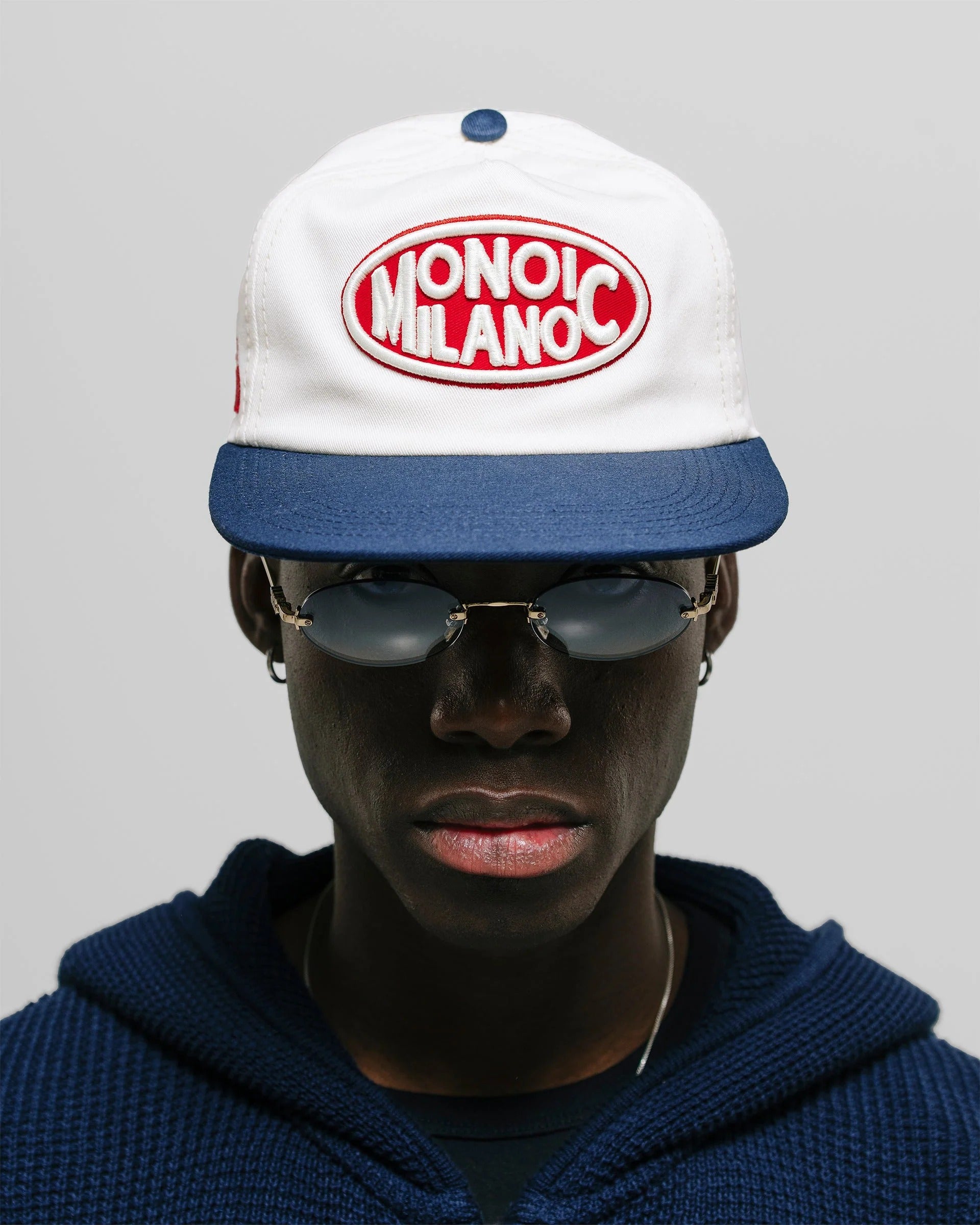 Milano Cap – Off White & Red
