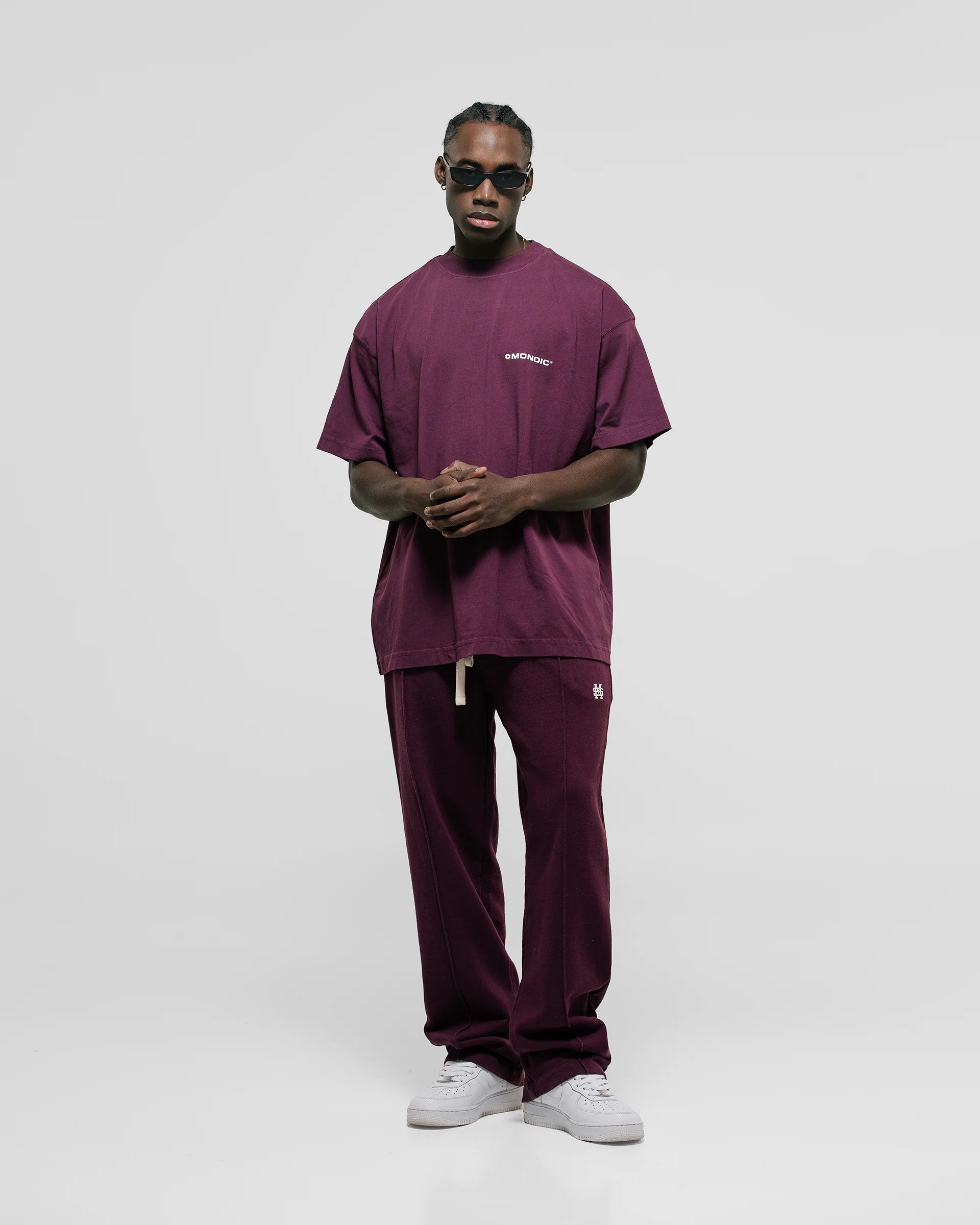 Oversized Basic T-Shirt V3 - Burgundy