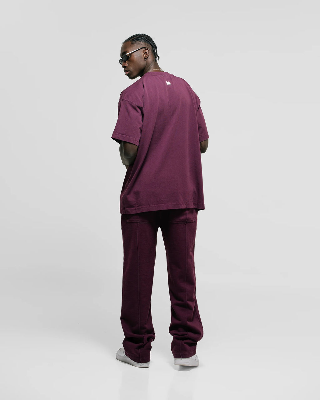 Oversized Basic T-Shirt V3 - Burgundy
